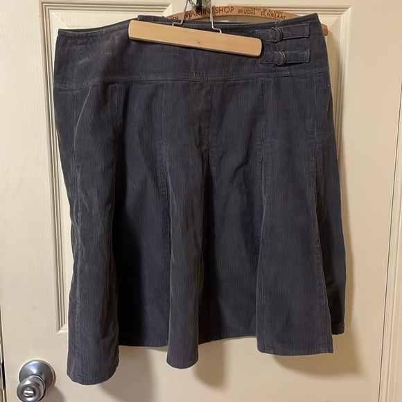 Hill Skirts Hill Gray Corduroy Kilt Poshmark